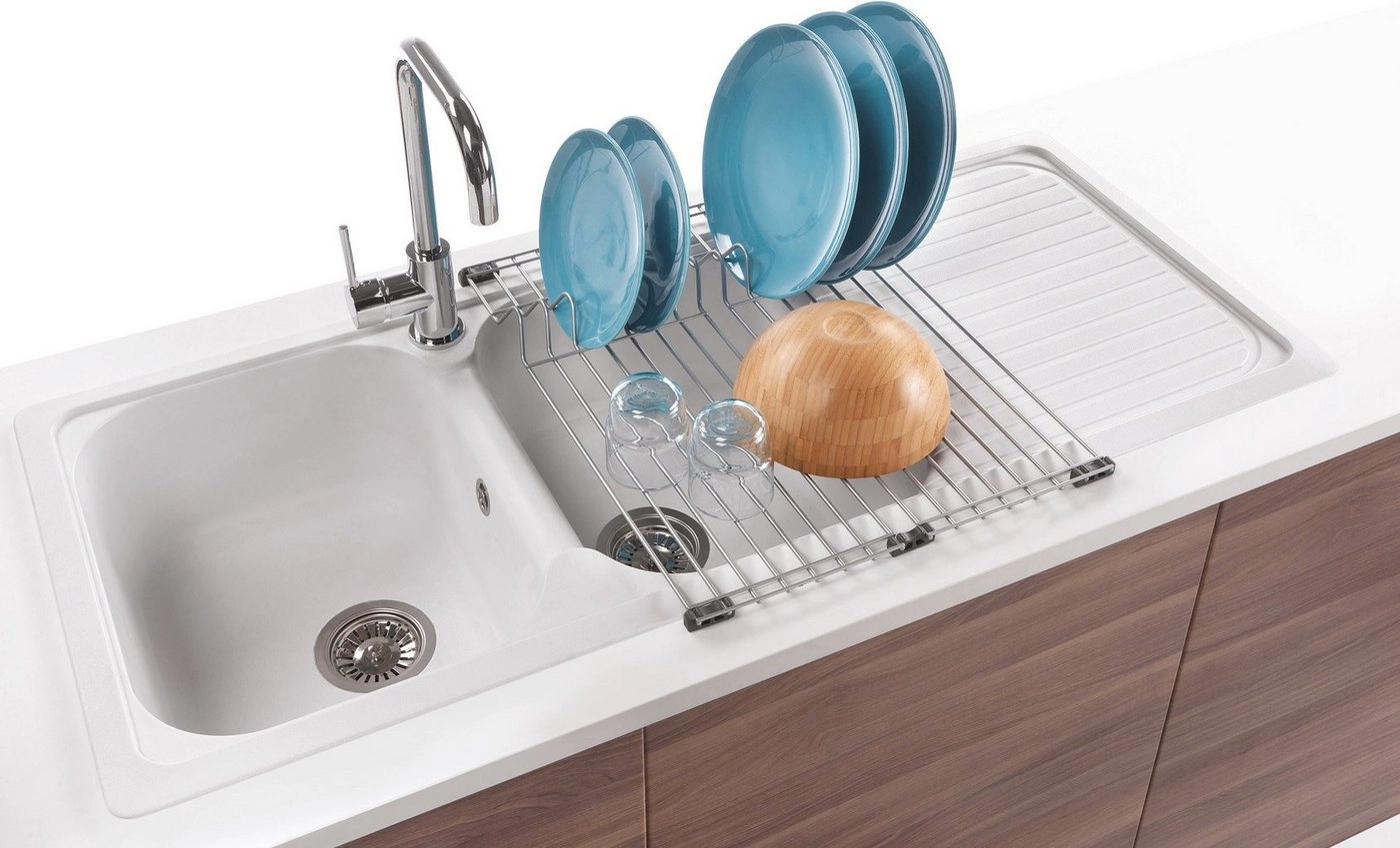 Metaltex Geschirrständer »Sink-Tex«, Abtropfgitter für das Spülbecken, Metall