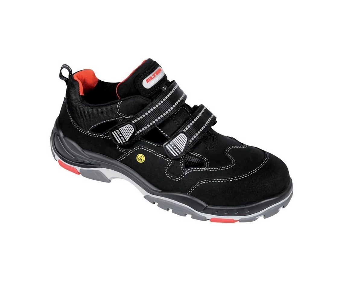 Elten »Elten Sicherheitsschuh SOTT ESD S1P, Gr.39 Mikrofaser / Textilmaterial Klimaregulierendes Textilfutter Gepolsterte Lasche Einlegesohle ESD Metallfreier Durchtrittschutz TPU/PU Sohle TRAINERS Kunststoffkappe Nach EN ISO 2« Sandale
