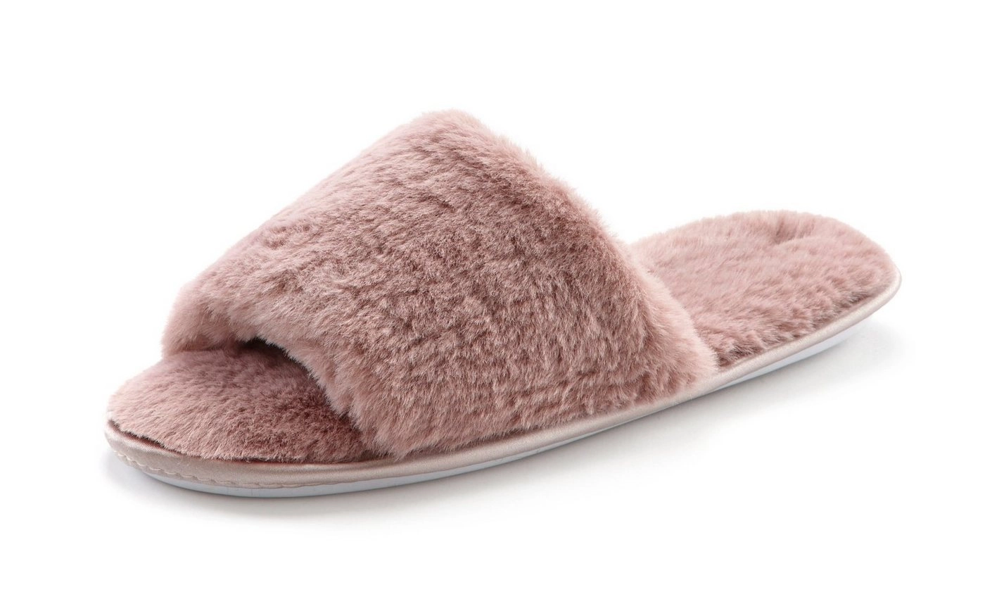 Vivance Hausschuh mit Fellimitat VEGAN