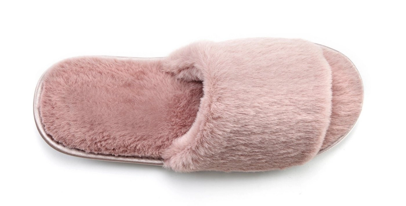 Vivance Hausschuh mit Fellimitat VEGAN