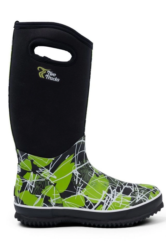 TwoTracks »Neoprenstiefel Frieda Hoch« Gummistiefel wasserdicht, winddicht
