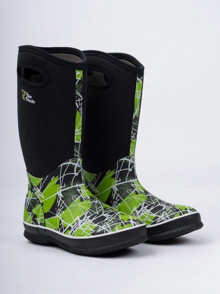 TwoTracks »Neoprenstiefel Frieda Hoch« Gummistiefel wasserdicht, winddicht