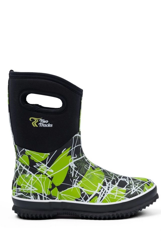 TwoTracks »Neoprenstiefel Frieda Halbhoch« Gummistiefel wasserdicht, winddicht