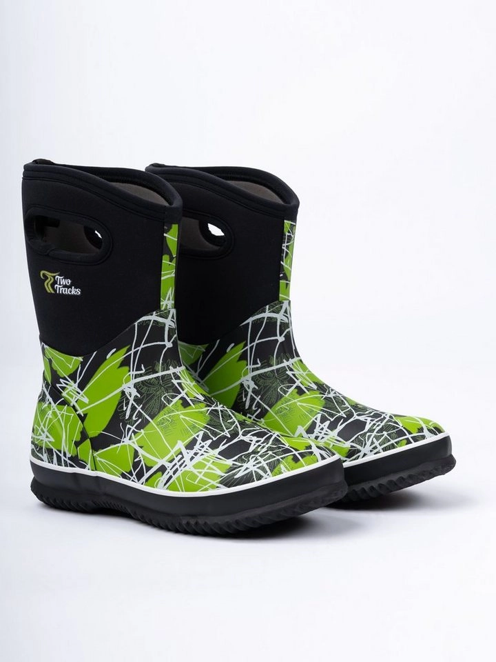 TwoTracks »Neoprenstiefel Frieda Halbhoch« Gummistiefel wasserdicht, winddicht